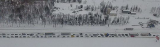 Могилевчане: день после снегопада (+ фото с вертолёта от МЧС)