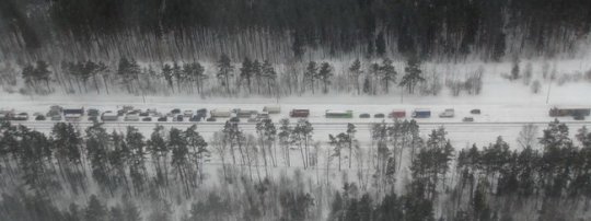 Могилевчане: день после снегопада (+ фото с вертолёта от МЧС)