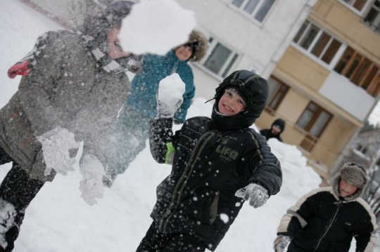 Могилевчане: день после снегопада (+ фото с вертолёта от МЧС)