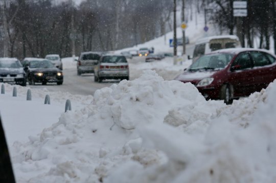 Могилевчане: день после снегопада (+ фото с вертолёта от МЧС)