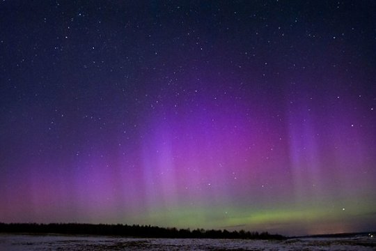 Северное сияние в Беларуси