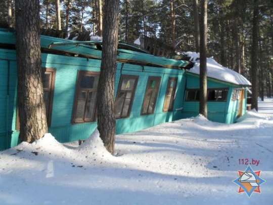В Бобруйском районе обрушилась кровля здания в детском лагере