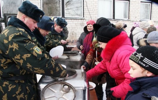 Как в СШ №3 Масленицу праздновали (+фото)