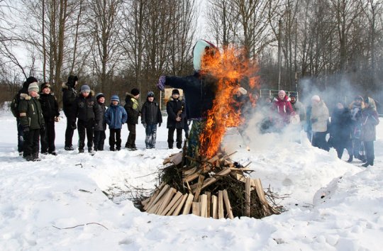 Как в СШ №3 Масленицу праздновали (+фото)