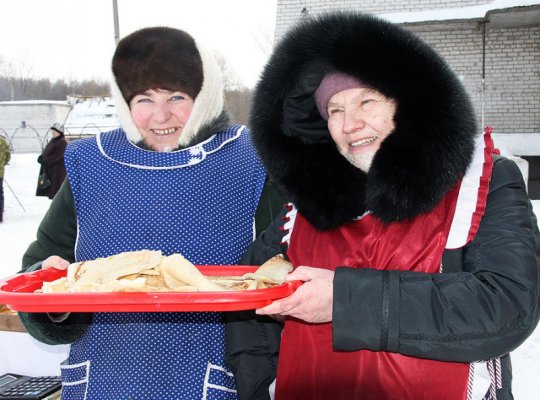 Как в СШ №3 Масленицу праздновали (+фото)