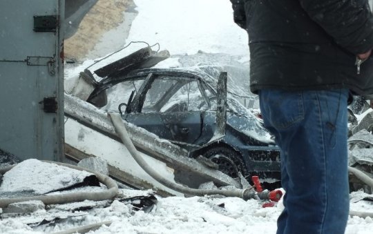 В Сокулке в гараже с контрабандным топливом произошел взрыв, серьезно пострадал 22-летний белорус
