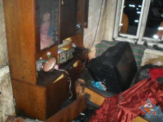 В Бобруйске горел дом: 7 человек эвакуированы, одна госпитализирована