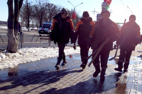 Алесь Достанко: снег, Дима Билан, женщины и лопаты