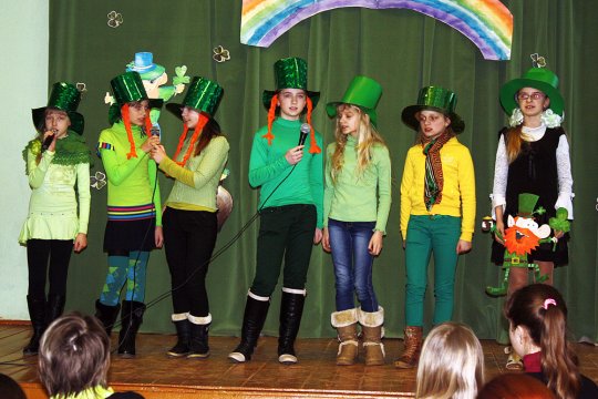 Hello, Ирландия! В поставской СШ №3 отметили День Святого Патрика