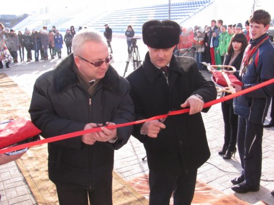 Адкрыццё спартыўнай залы і адміністрацыйнага будынка СДЮШАР у Глыбокім