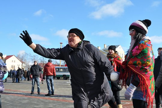 Полоцк проводил зиму: фотоотчет 