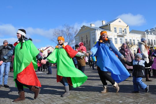Полоцк проводил зиму: фотоотчет 