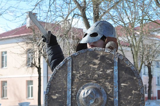 Полоцк проводил зиму: фотоотчет 