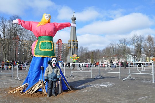 Полоцк проводил зиму: фотоотчет 