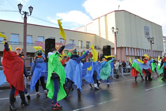 Полоцк проводил зиму: фотоотчет 