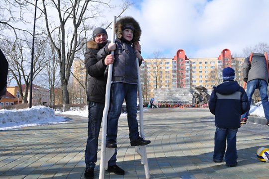 Полоцк проводил зиму: фотоотчет 