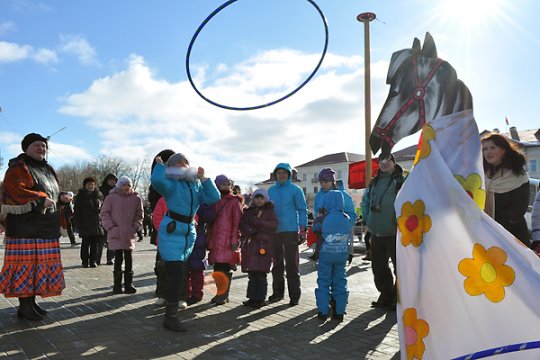 Полоцк проводил зиму: фотоотчет 