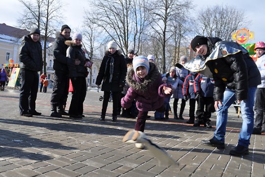 Полоцк проводил зиму: фотоотчет 