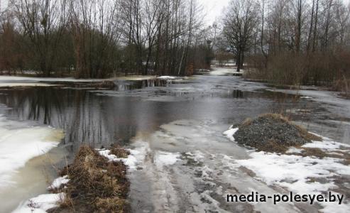 В Лунинецком районе в зоне возможных подтоплений 85 подворий. Вода подобралась к Гряде