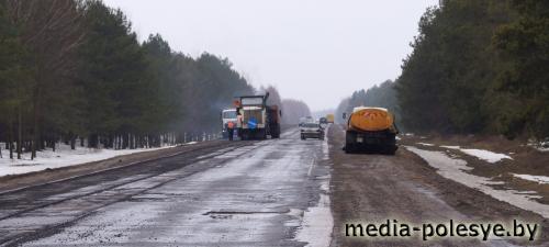 Трасса Кобрин-Гомель «убита» и в ожидании ремонта после зимы