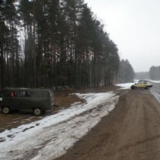 УАЗ подрезал такси