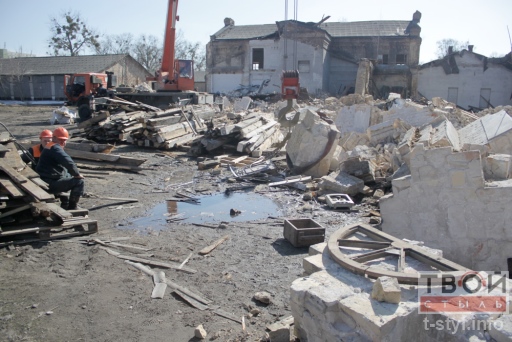У Гродне зносяць будынак старой казармы