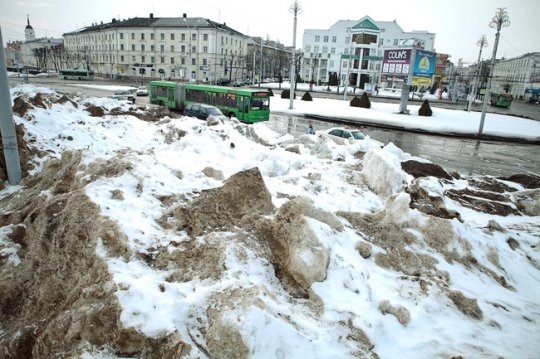 Фоторепортаж: Топ-10 сугробов в Могилёве