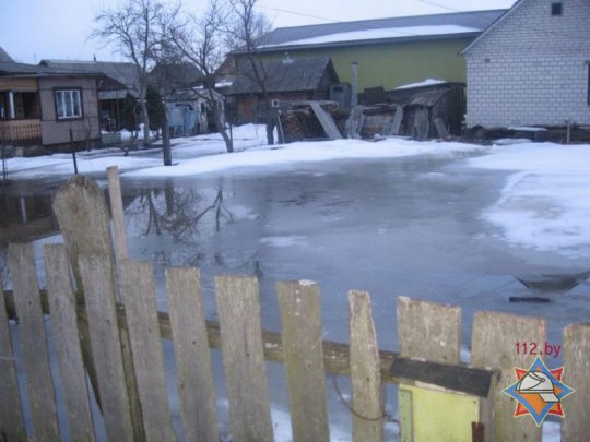 В Калинковичах произошли очередные подтопления домовладений (фото)