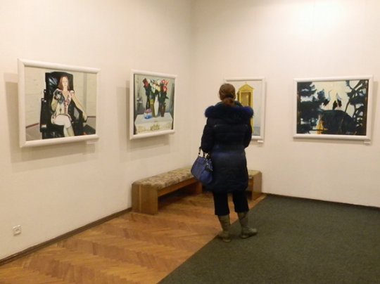 В Барановичах открылась выставка картин Леонида Щемелева