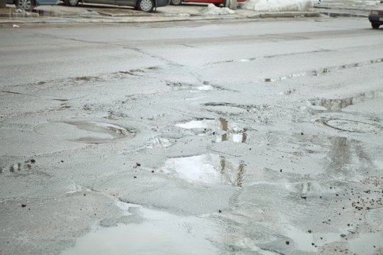 Дороги в Могилёве спасёт только капитальный ремонт (фото)