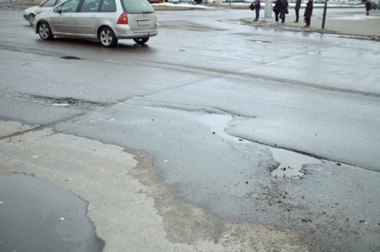 Дороги в Могилёве спасёт только капитальный ремонт (фото)