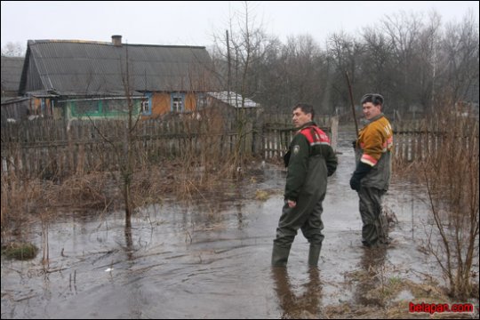 Полесье встречает весну. Паводок на Припяти