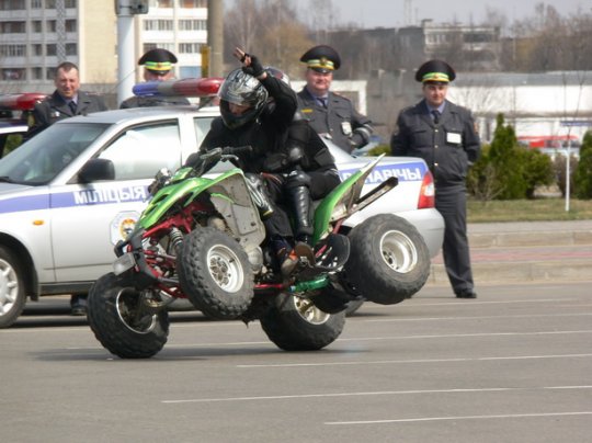 В Барановичах открыли мотосезон