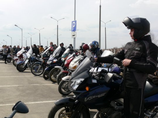 В Барановичах открыли мотосезон