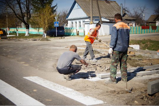 В Хойниках готовятся к приезду Лукашенко (фото)