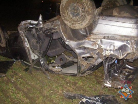 В Горецком районе перевернулся Opel Vectra: пострадали три человека