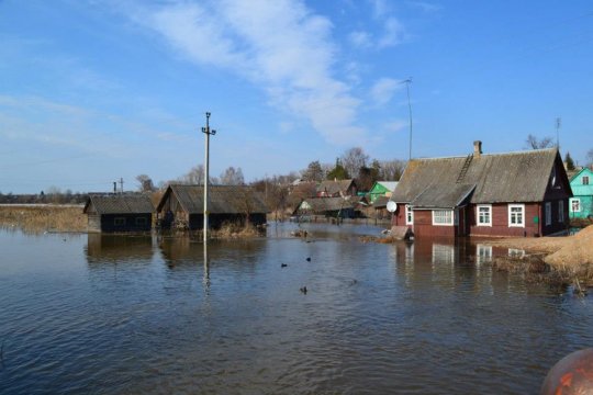 Паводка ў Глыбокім. Фотарэпартаж Змітра Лупача