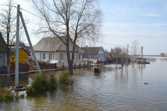 Паводка ў Глыбокім. Фотарэпартаж Змітра Лупача