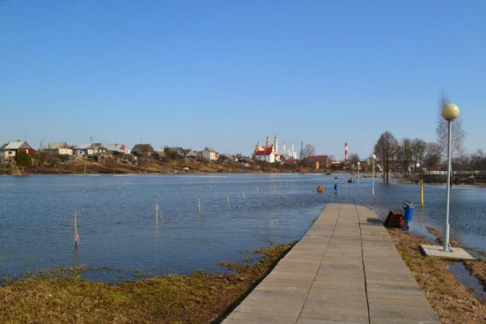 Паводка ў Глыбокім. Фотарэпартаж Змітра Лупача