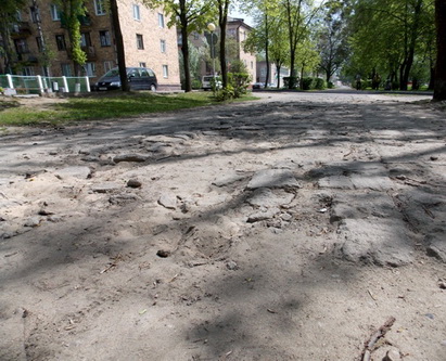 Без комментариев: пешеходная дорожка на улице Гагарина в Гродно