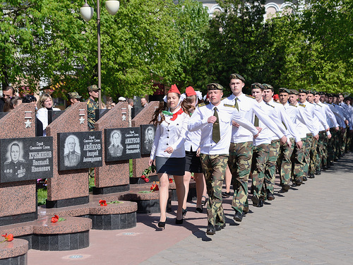 Праздничные мероприятия на площади Победы