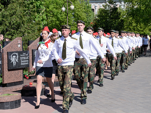 Праздничные мероприятия на площади Победы