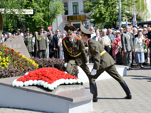 Праздничные мероприятия на площади Победы
