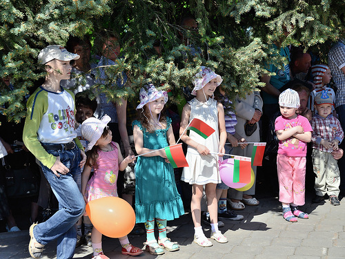 Праздничные мероприятия на площади Победы