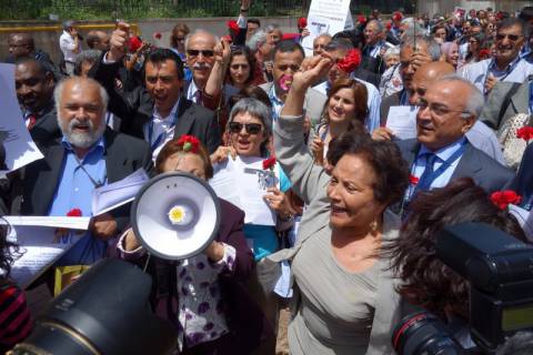 "Свободу Алесю!" - на улицах Стамбула