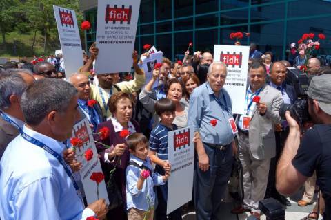 "Свободу Алесю!" - на улицах Стамбула