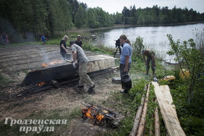 Продолжение фильма «Белые Росcы» снимали в Островецком районе