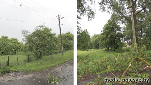Буря с грозой пронеслась по Столинщине