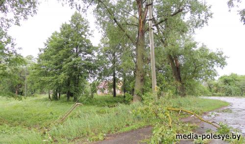 Буря с грозой пронеслась по Столинщине