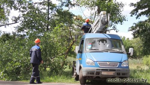 Буря с грозой пронеслась по Столинщине